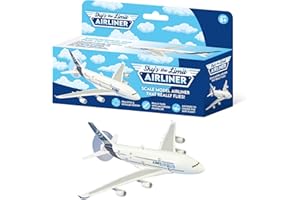 Sky's The Limit Airliner - Scale Model Airplane on a String with Motorized Propeller, Unique Swivel Motion, Perfect for Decor