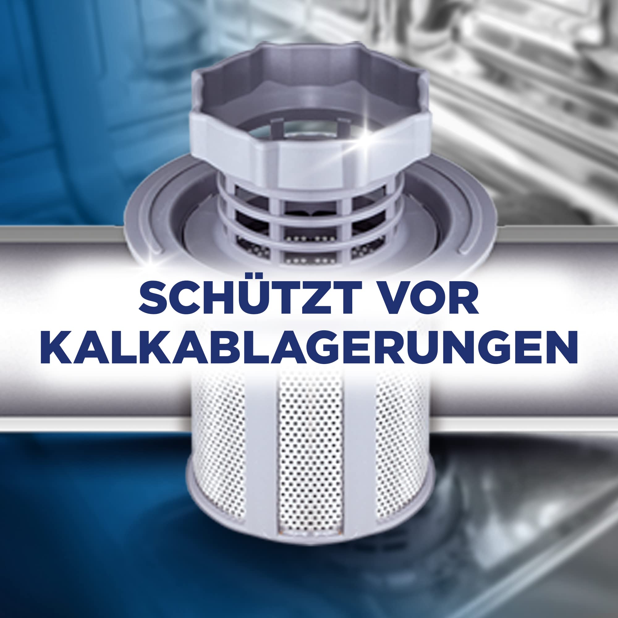Finish Spezial-Salz, Spülmaschinensalz zum Schutz vor Kalkablagerungen und Wasserflecken, Multipack mit 8 x 1,2 kg 4