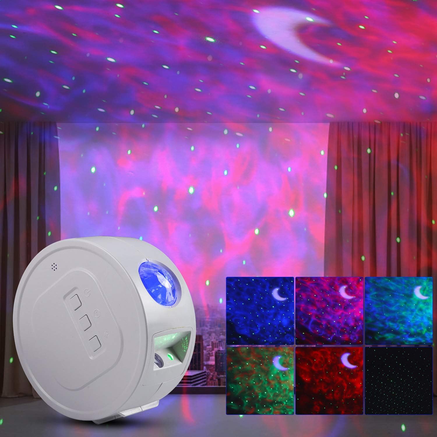 Star Projector, 3 in 1 Galaxy Projector, YISUN Sky Lite Ocean Wave