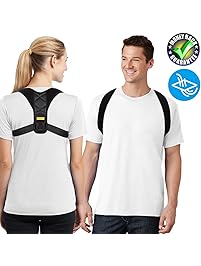 Posture Corrector for Men & Women,Adjustable Posture Support,Shoulder and Clavicle Support Devices,Improve Bad Posture and Relieve Neck & Back & Shoulder Pain (REG 28"-42")