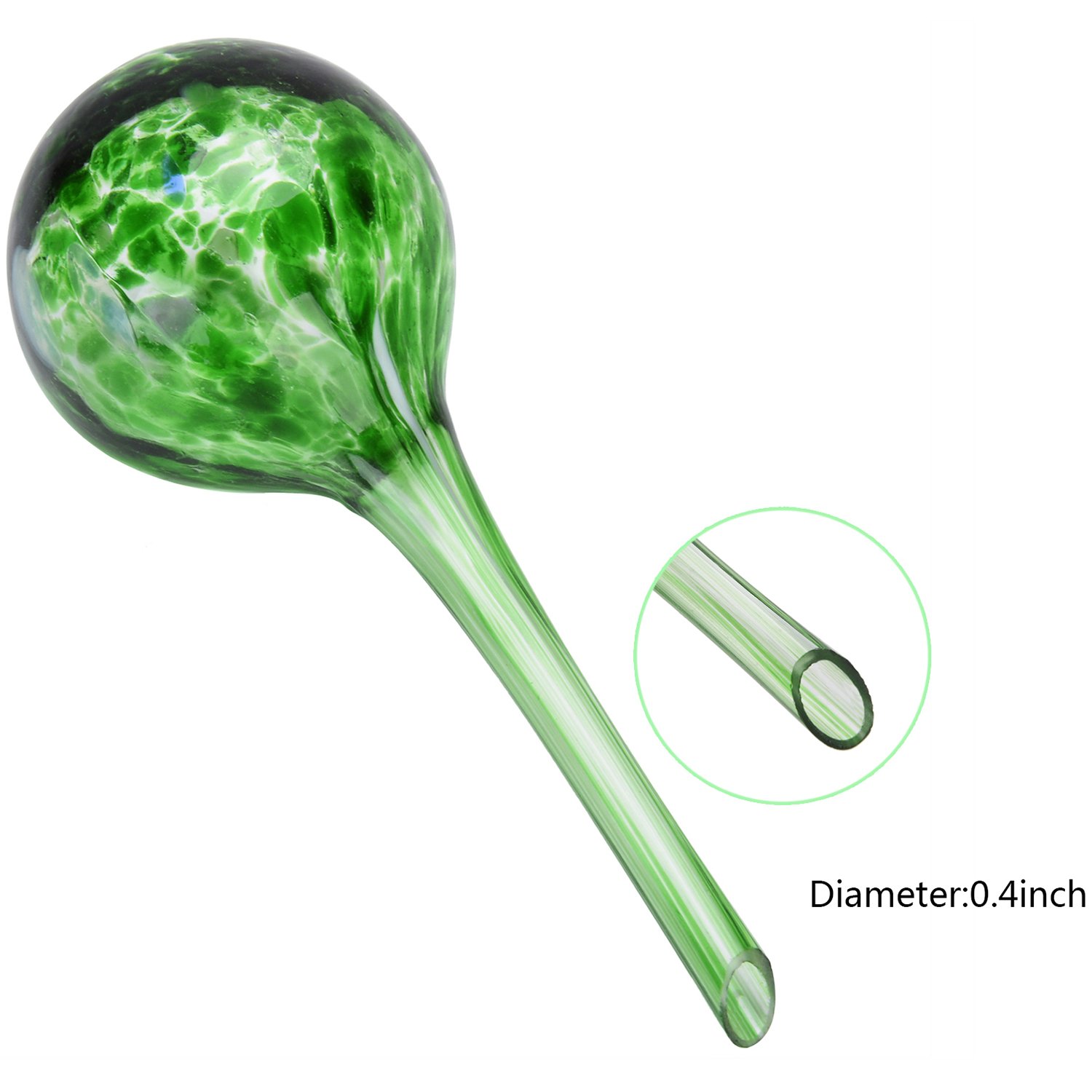 Self-watering Bulbs, Fascigirl 4 pack Hand-blown Glass Plant Watering Device Aqua Globes Bulbs Self Automatic Watering System