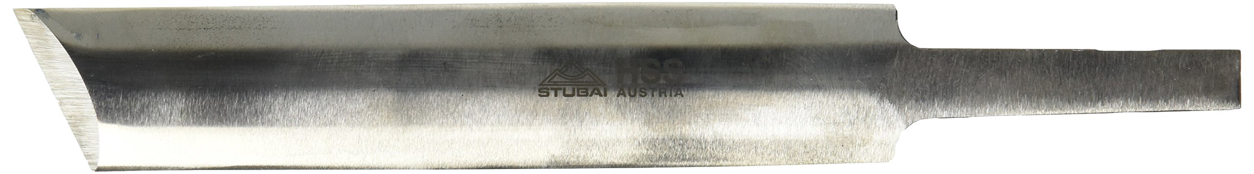 Stubai 592835 HSS Oval/Skew Chisel Without Handle, Silver, 35 mm