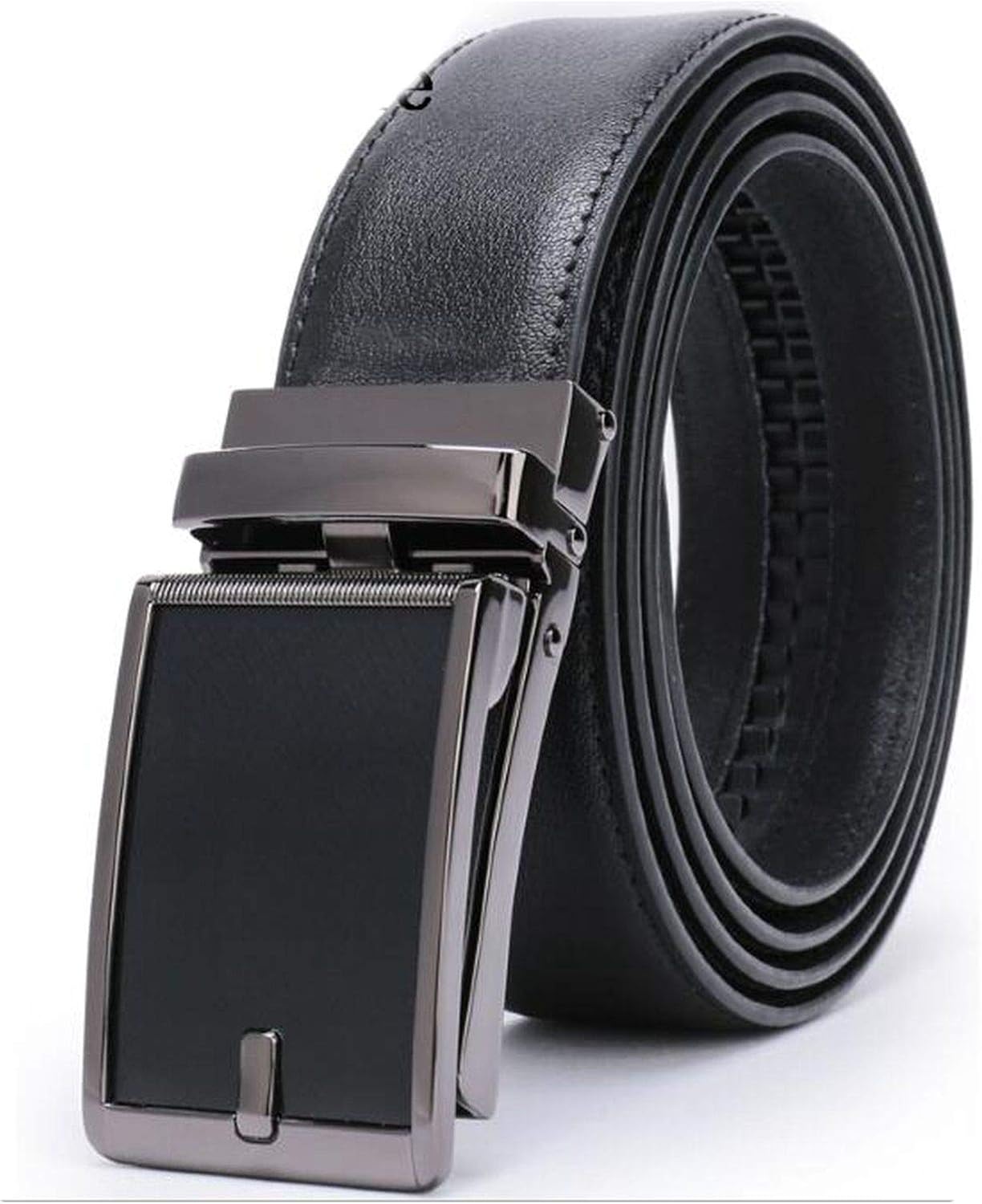Leather Ratchet Dress Belt for Men Perfect Fit Waist Size Up to 160CM with Automatic Buckle belts for men