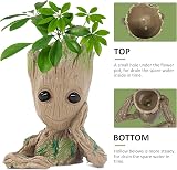 Newthinking Groot Plant Pot Cartoon Baby Groot with Drainage Hole 7.6x12x15cm view 3