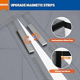 MAGZO Magnetic Thermal Door Curtain 90x200cm Insulated Heavy Windproof view 3