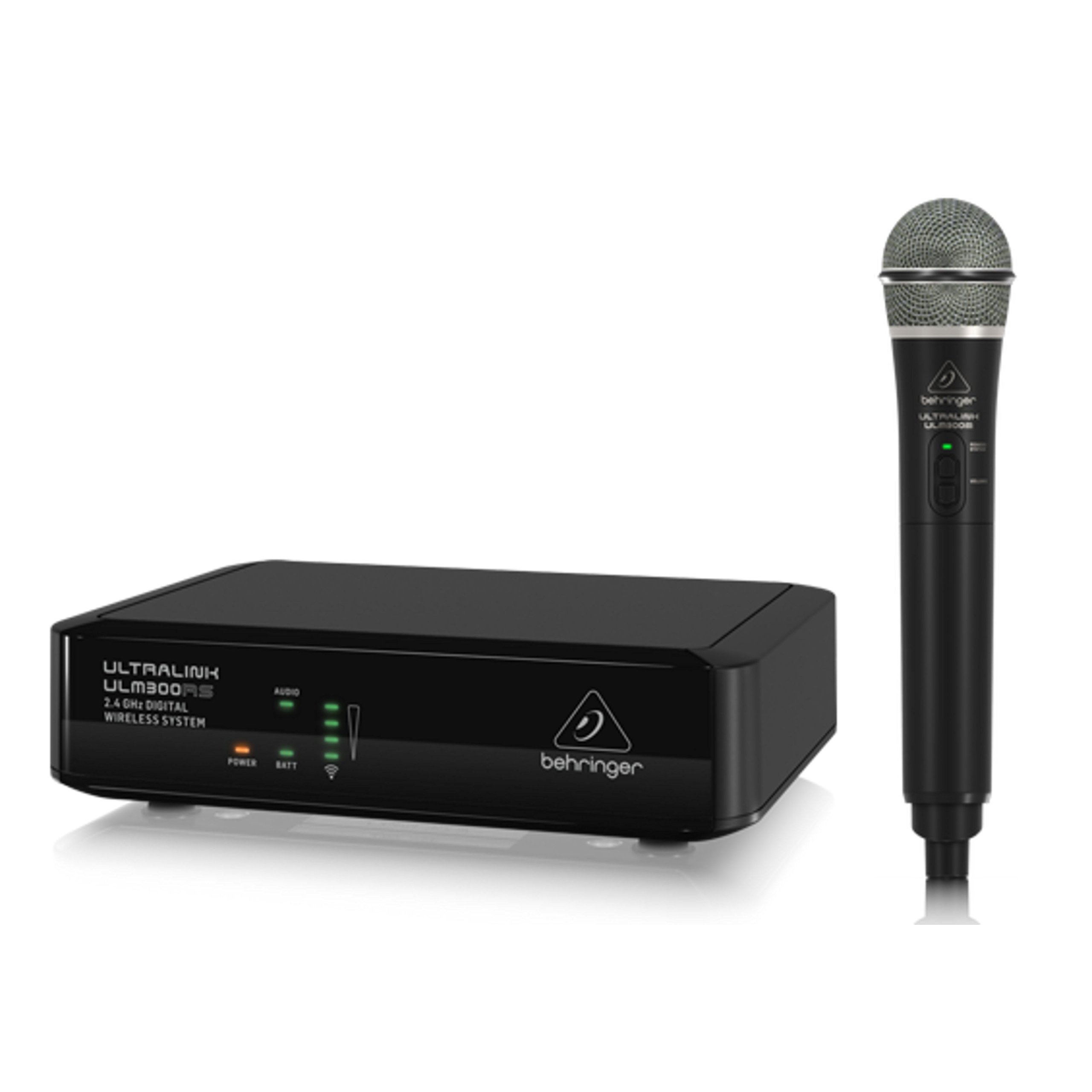 Behringer ULTRALINK ULM300MIC High-Performance 2.4 GHz Digital Wireless System with Handheld Microphone and Receiver