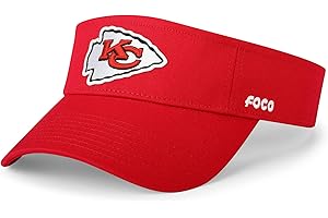 FOCO NFL Mens NFL Team Logo Visor Hat Caps