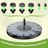 AISITIN 2.5W Outdoor Floating Solar Fountain with 6 Nozzles view 9