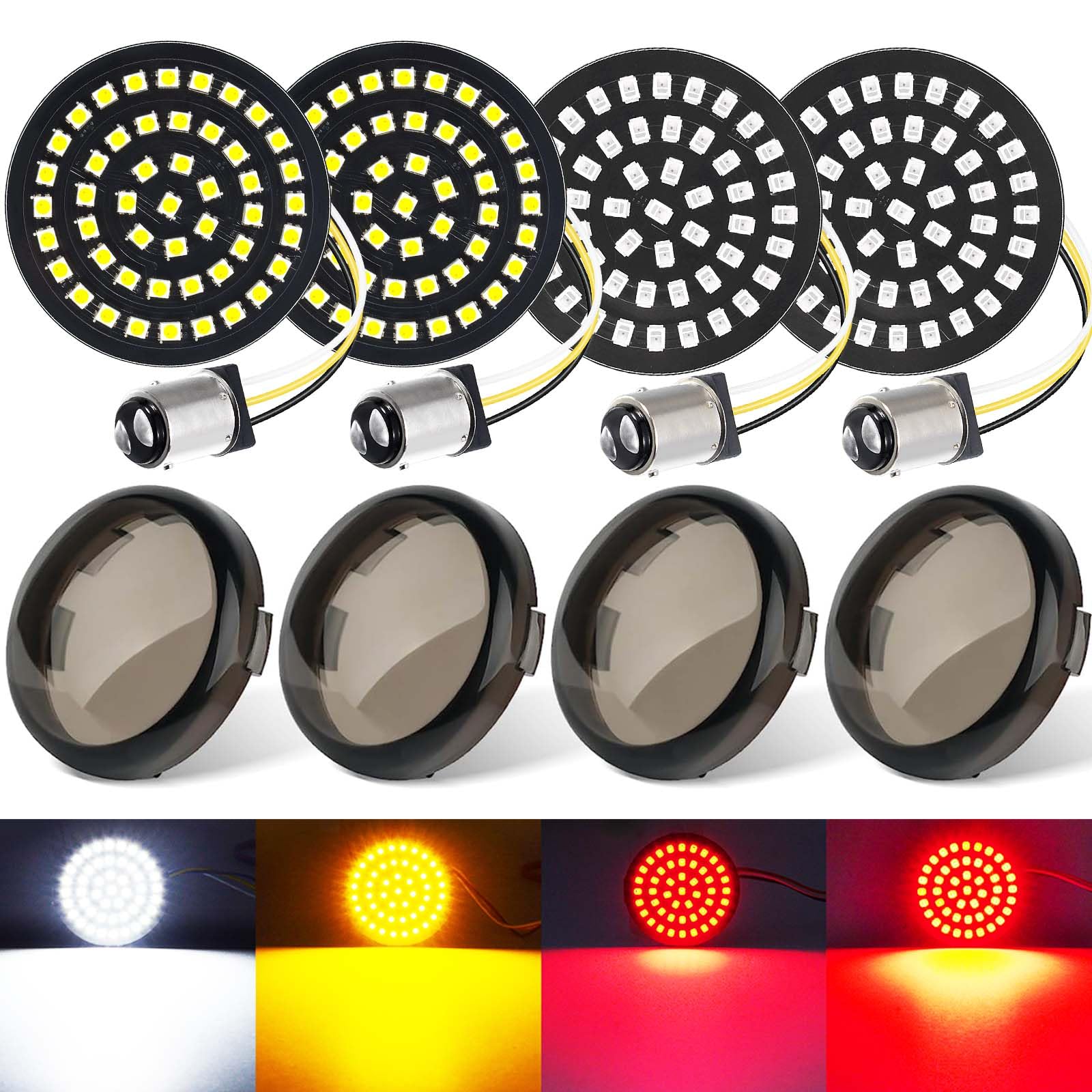Mua Upgraded 1157 LED Turn Signals Bulbs 2" Motorcycle Front Rear