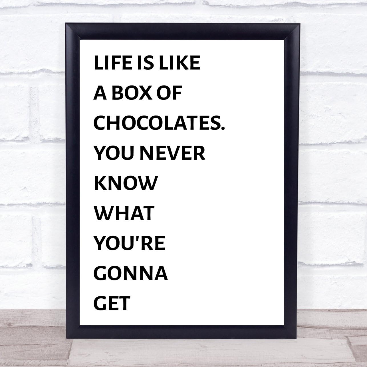 Amazon Com Life Is Like A Box Of Chocolates Forest Gump Quote