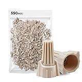 Kevenry 550PCS Tan Wire Connectors Nuts, Winged