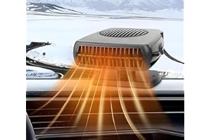 LILITUAN Car Heater 12V,Portable Heater for Car Plug in Cigarette Lighter,200W Fast Heating 360° Rotatable Windshield Defroster Car Heaters for Vehicle,Car,RV,SUV
