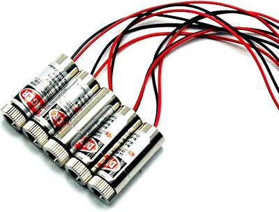 ARTBE Focusable Red Laser Diode Module 650nm Line Shape Driver 5pcs