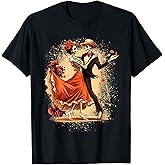 Dia De Los Muertos Skeletons Dancing Mexican Day Of The Dead T-Shirt