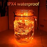 Dalugo Orange Fairy Lights 3M 30 LED Battery Operated Indoor Outdoor view 4
