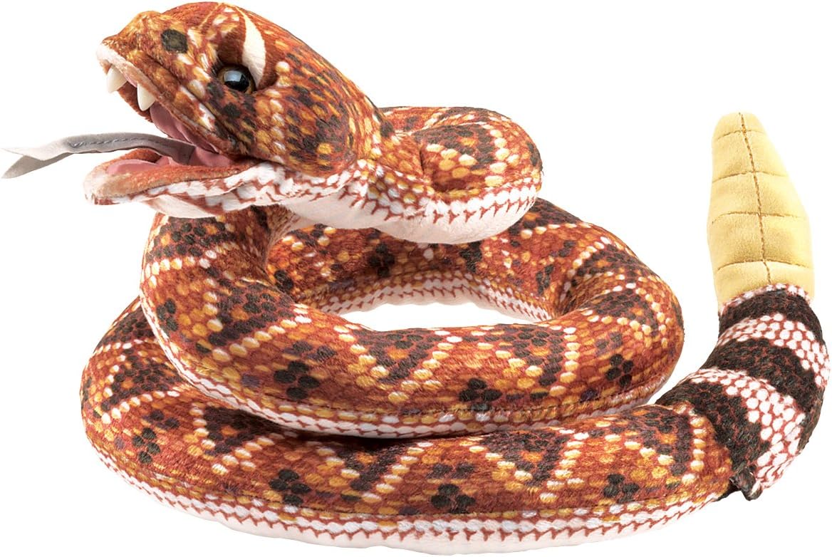 Folkmanis Rattlesnake Plush Hand Puppet