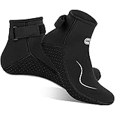 Gimilife Neoprene Socks, 3MM Water Socks for Women Men, Diving Wetsuit Sock for Beach Volleyball Snorkeling Surfing