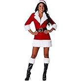 Women's Secret Santa Costume Santa Claus Outfit for Women