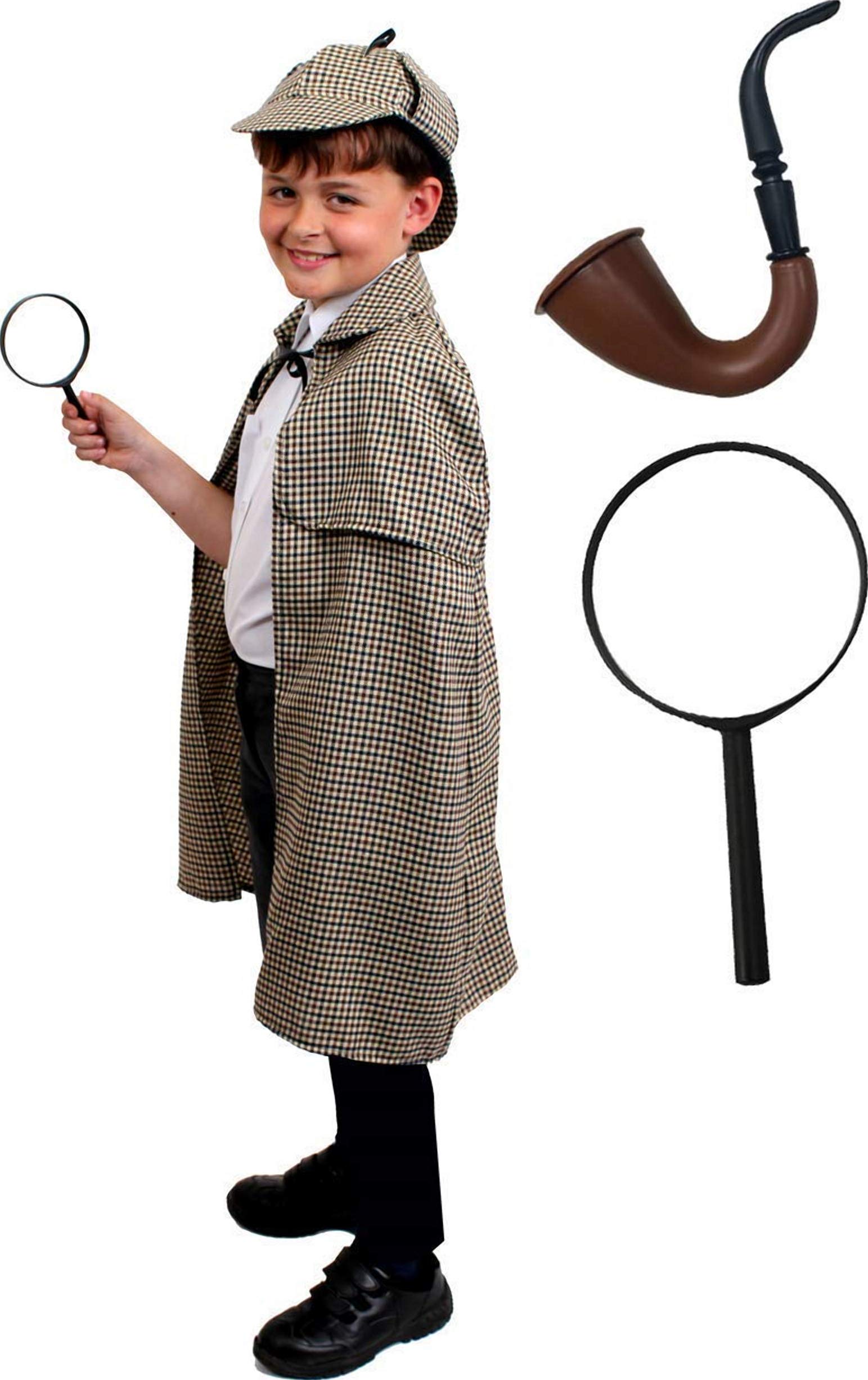 SHERLOCK HOLMES DELUXE FANCY DRESS SET 