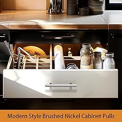 Probrico 5 Pack Polished Chrome Cabinet Handles