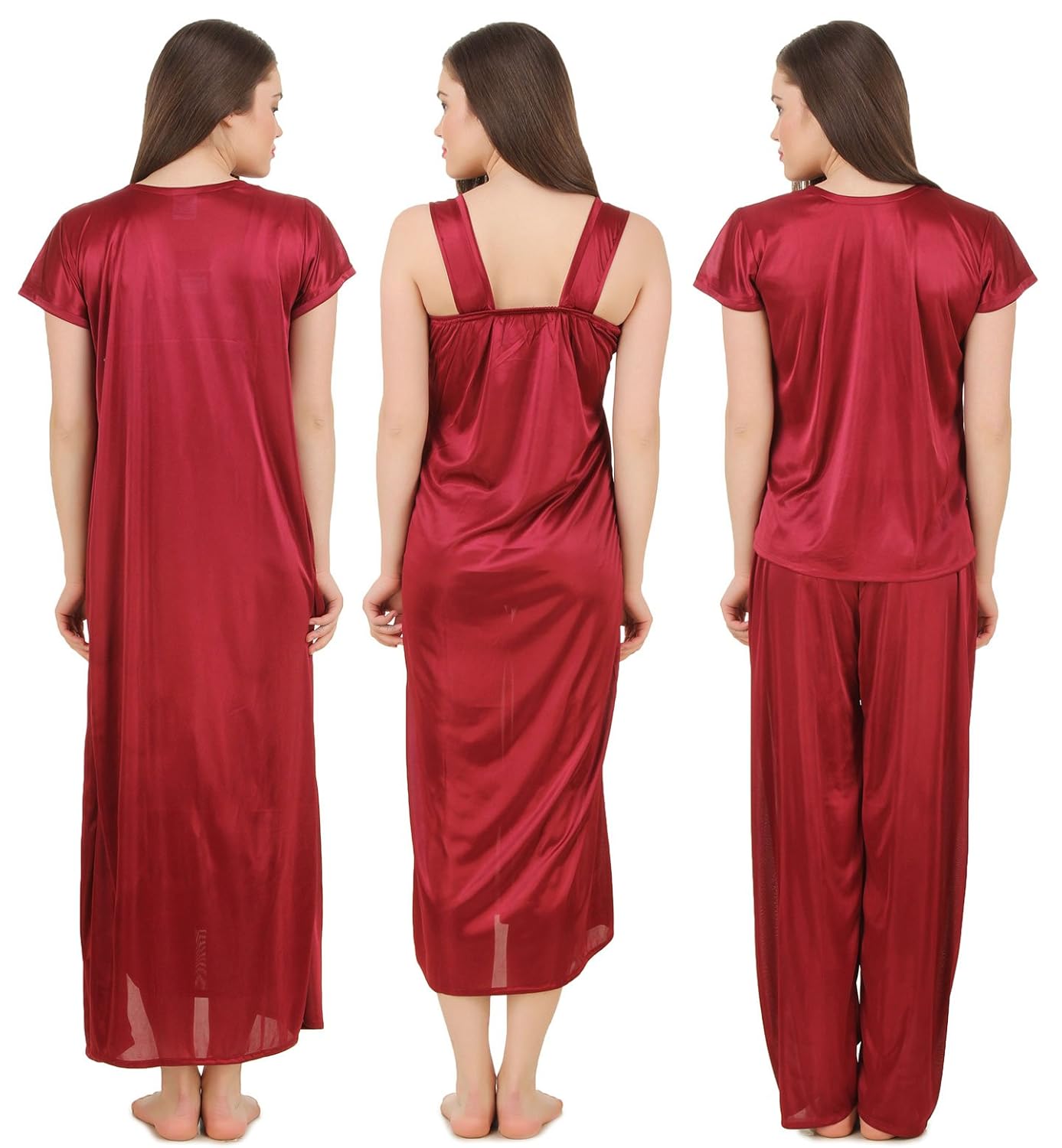 fasense women's 6-piece nightdress set