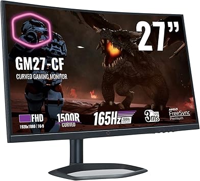 Cooler Master 27 Inch 16:9 Curved PC Gaming Monitor