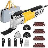 ENVENTOR Oscillating Tool, 2.5Amp Electric Oscillating Multi Tool Kit Corded, 6 Variable Speeds, 3° Oscillating Angle Oscilla
