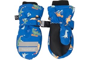 FlapJackKids - Water Repellent Ski Mittens for Kids and Babies