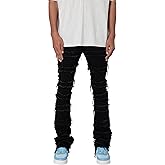 mnml Mens Mnml Men's X597 Paneled Skinny Stacked Denim