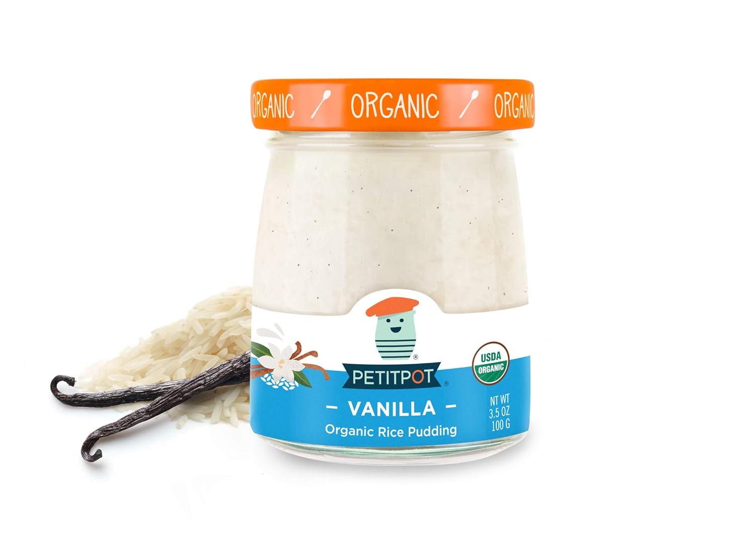 Petit Pot Vanilla Rice Pudding French Organic