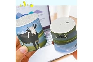 Prank Cow Voice Maker, Cow Simulation Sound Box, Animal Voice Noise Maker Inverted Sounding Entertaining Noise Can