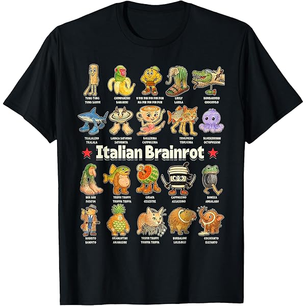 Kids Meme 67 Six Seven 6 7 Italiaanse Brainrot Kids T-Shirt Nieuwigheid Joke Tee Top, 9-11 jaar