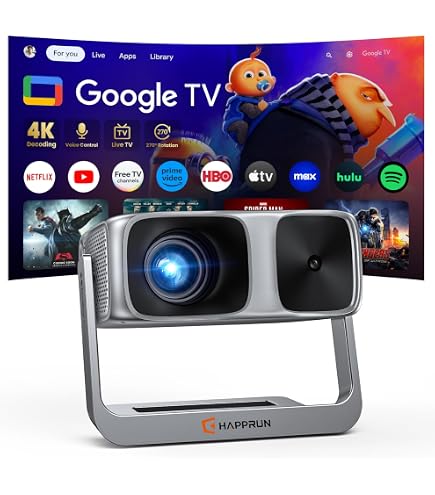 Amazon.com: HAPPRUN 2500 ANSI Outdoor Projector with Official