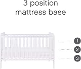 Tutti Bambini Rio 3-Piece Nursery Set White - 2-in-1 Cot Bed, Dresser & Wardrobe view 4