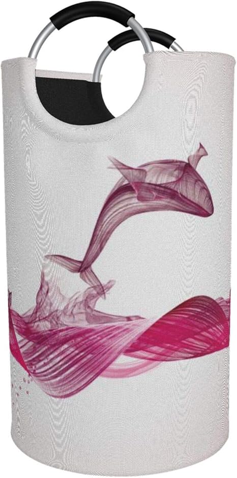Amazon Co Jp Wotaka ランドリーバスケット 釣りボートクジラウェーブラインアートイラスト動物赤 ランドリーバッグ 洗濯かご おりたたみ 洗濯カゴ おしゃれ 収納ボックス おもちゃ収納 ホーム キッチン