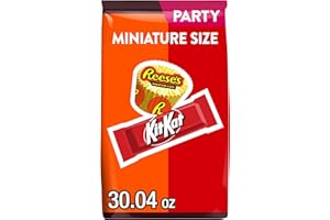 KIT KAT and REESE'S Miniatures Assorted Milk Chocolate Candy Party Pack, 30.04 oz