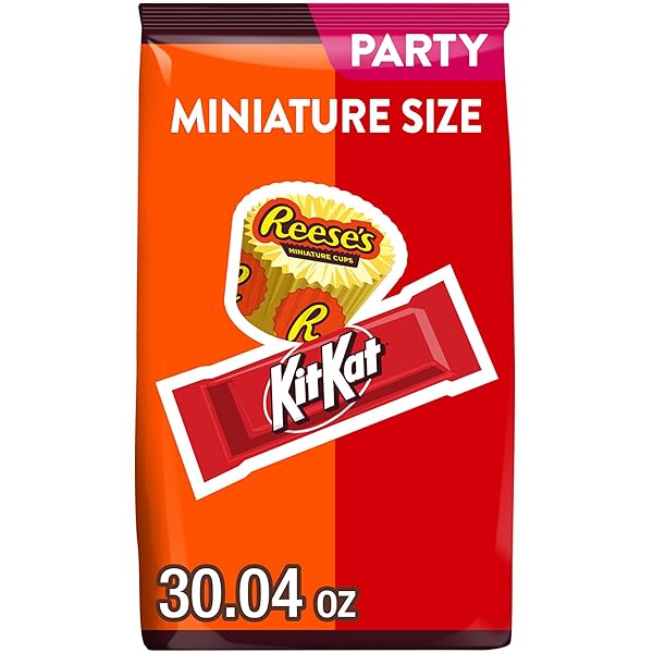 KIT KAT AND REESE’S MINIATURES ASSORTED MILK CHOCOLATE...