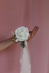 Breeze Talk Artificial Flowers Ivory Roses 50pcs