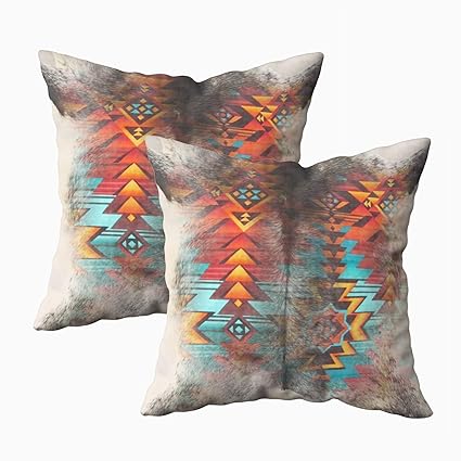 Musesh Aqua Gold Assorted Seashells Beach Accent Cushions Case