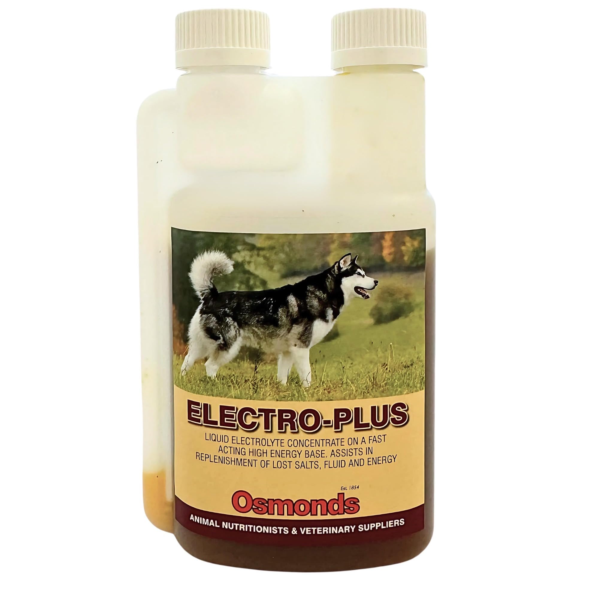 Osmonds Electro-Plus Electrolyte for Dogs - fast acting high energy replenishment for lost salts, fluids and energy