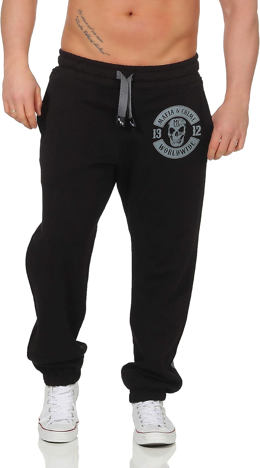Mafia & Crime Herren Sweatpant Patch 578 (3XL, schwarz) Amazon.de
