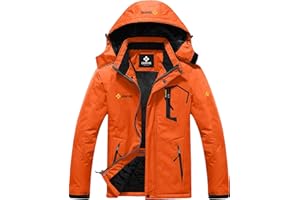 GEMYSE Men's Mountain Waterproof Ski Snow Jacket Winter Windproof Rain Jacket