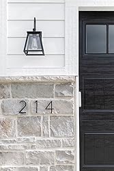6 in Mailbox Numbers for Outside, Metal Modern