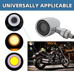 Vintage Motorcycle Bullet Turn Signals LED Front