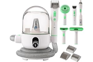 CuisinAid Pet Grooming Vaccum, 13400Pa Pet Grooming Kit for Dogs at Home, Low Noise Pet Hair Vacuum Cleaners for Home Pets, with 5 Dog Grooming Tools for Dogs, 2L Dust Cup, maquina para cortar pelo de