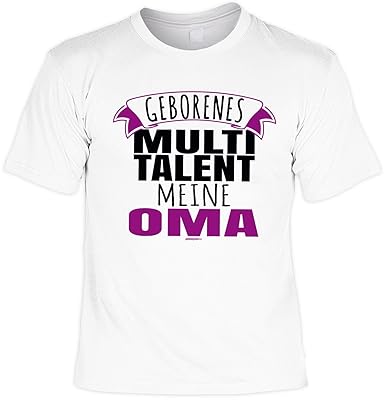 Unbekannt Oma Tshirt Sprüche Lustiges Funshirt Großmutter