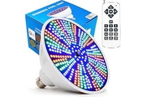 TANDANIC 2025 Upgraded 50W Color LED Pool Light Bulb, 120V RGB Color Changing Pool Lights for Inground Swimming Pool, Replacement Bulb for Pentair Hayward Fixtures