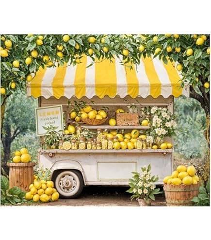 Mocsicka Photography Background Summer Beach Shop Orange Decor Kids Birthday Party Cake Smash Baby Shower Backdrop Photo Studio - 44 - View #4