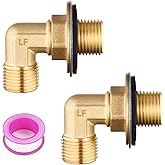 Wall Mount Commercial Faucet Installation kit,Lead-Free 90 dergee backsplash Mount Set for Stainless Steel Commercial Kitchen Prep & Utility Sink, 2 Pack