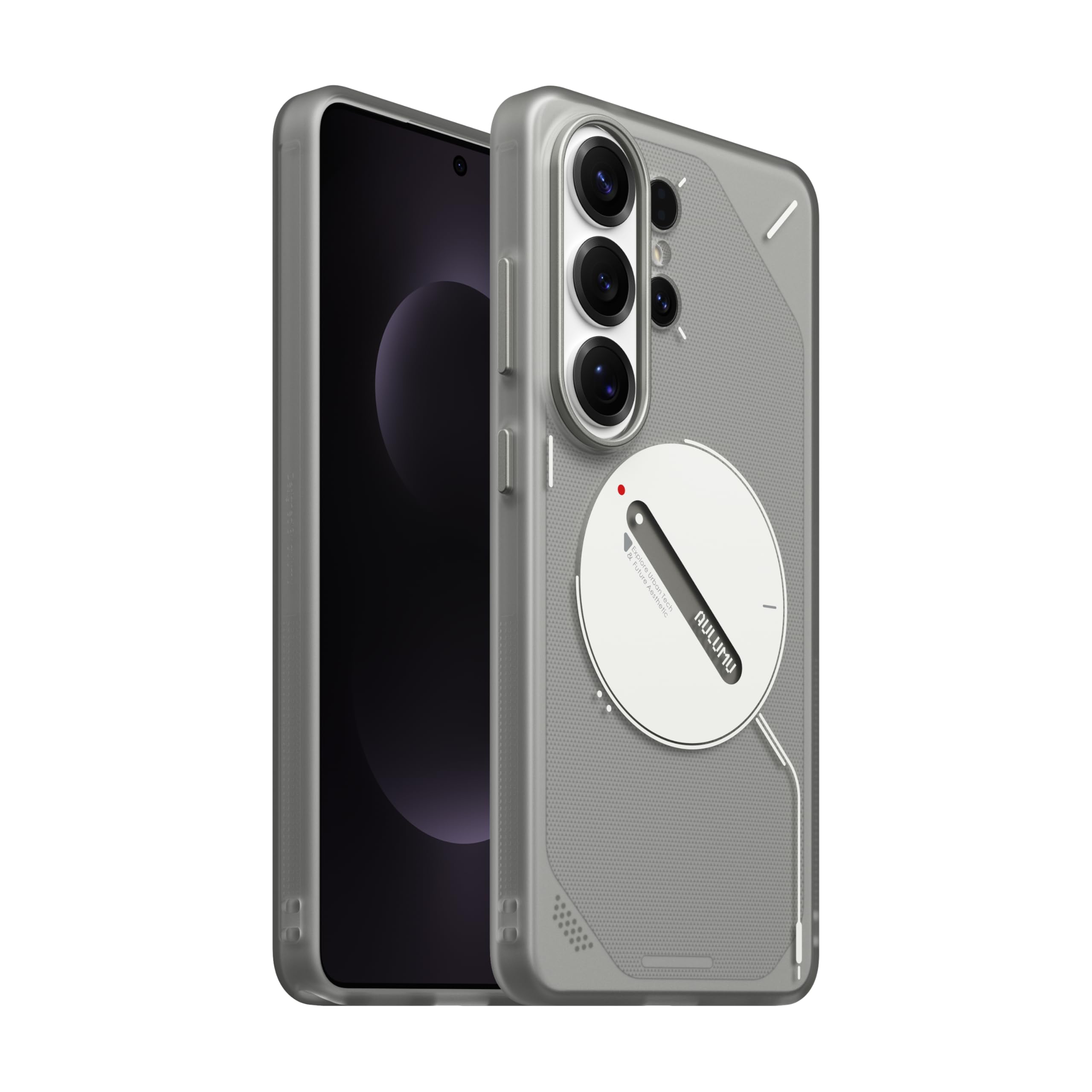 Photo 1 of Aulumu S26 Ultra Galaxy Magnetic Case | Thermal IMD Technology | Compatible with MagSafe | Passive Cooling Samsung Galaxy S26 Ultra Case - Translucent Gray